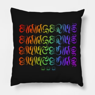 Eww rainbows Pillow