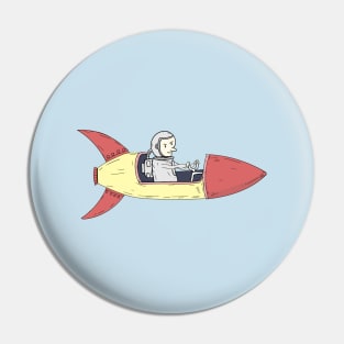 Rocket Man go!! Pin