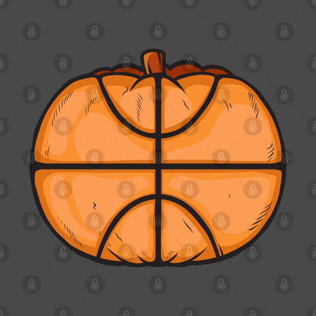 Basketball Pumpkin Head Halloween by Candaria
