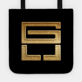 Hyogo Prefecture Symbol in Gold Faux Tote