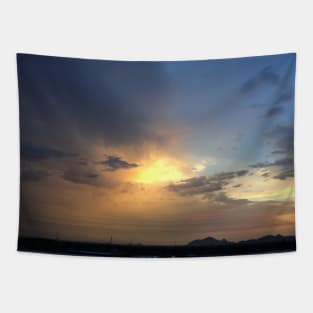 Gold burst Tapestry