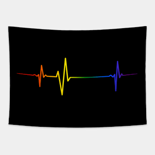 Pride Heartbeat Tapestry