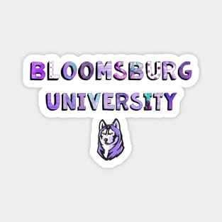 Bloomsburg University fancy purple Magnet