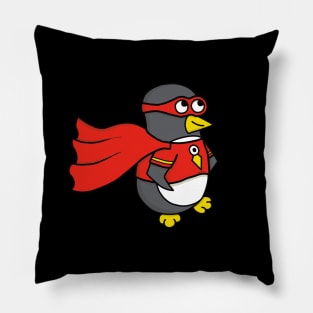 Superhero Penguin Pillow