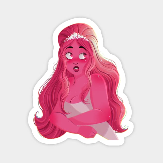 Persephone Magnet by Sara no.style.illustrator