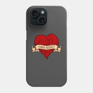 Yarn addict tattoo Phone Case