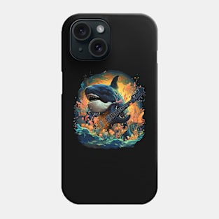 Orca Playing Guitar Phone Case