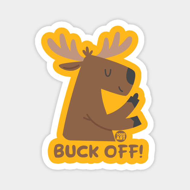 buck off Magnet by toddgoldmanart