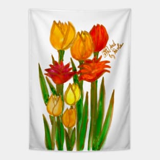 Tulips Tapestry