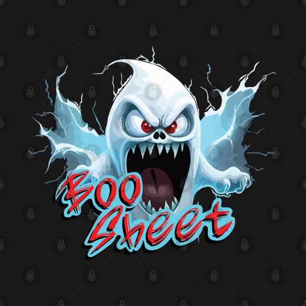 Boo Sheet Angry Ghost by AqlShop