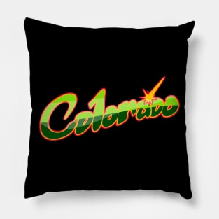 Vintage Galaxian Colorado Arcade Pillow