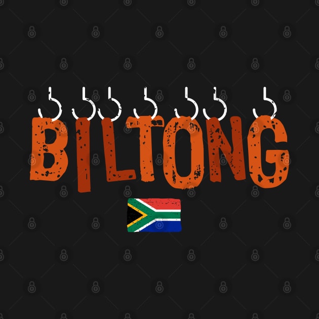 Biltong South Africa T-Shirt | Lekker Braai | Dry Wors | Afrikaans Language by BraaiNinja