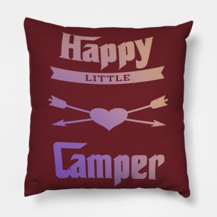 Happy Little Camper Tent Camper gifts Pillow