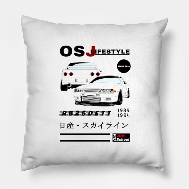 R32 OSJ LifeStyle Pillow by OSJ Store