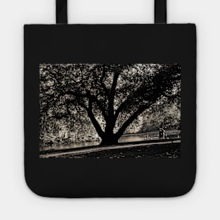 Solitude by the lake Tote