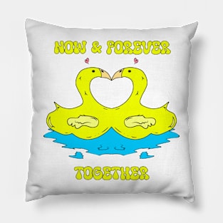 Duck valentines Pillow