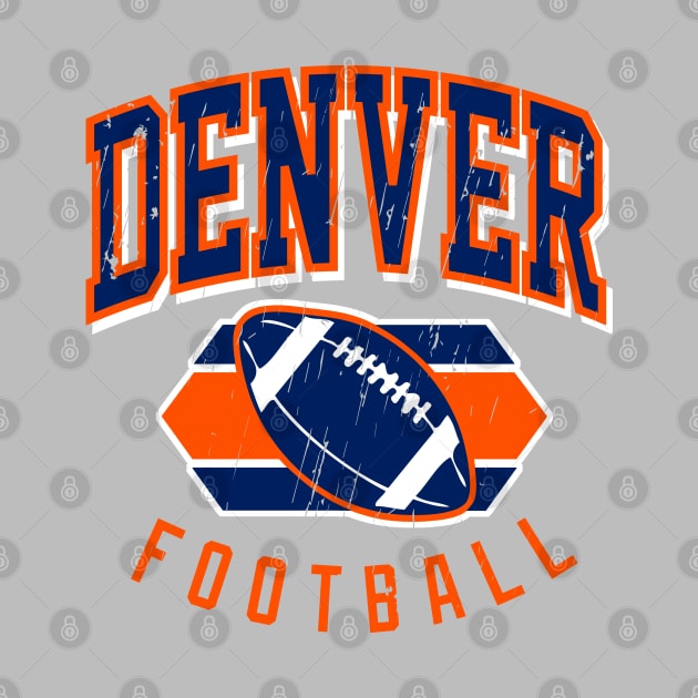 Vintage Denver Football by funandgames