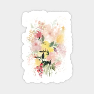 Abstract Flower bouquet 3 Magnet