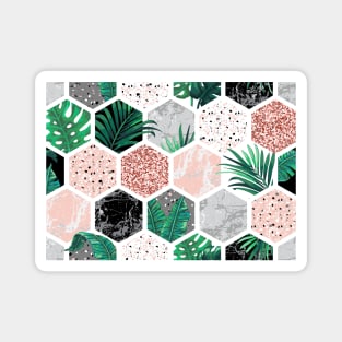 Combine Nature and Marble Pattern Magnet