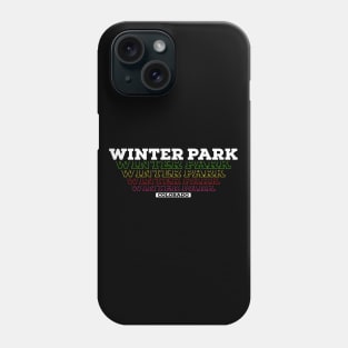 I Love Winter Park Colorado USA Vintage Tshirt Gift Idea Phone Case