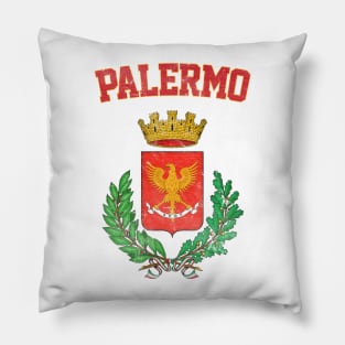 Palermo, Sicily / Retro Italian Region Design Pillow