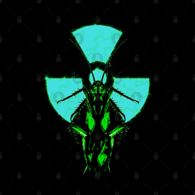 Chernobyl Super Roach Nuclear Goth Art by PoizonBrand