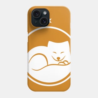 Cute arctic fox sweet naptime for dreamers and fox lovers Phone Case