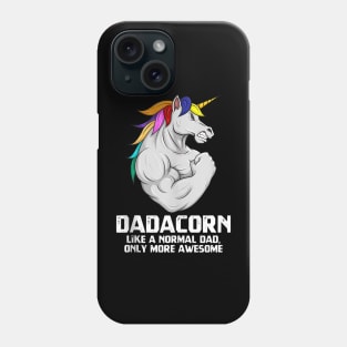 Dadacorn Muscle Dad Unicorn Fathers Day Phone Case