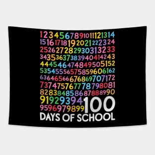 100th day of school teacher kids 100 days math numbers Tapestry