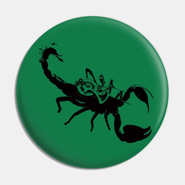 Scorpion writer Pin by Ikographik