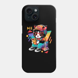 90s cat child Phone Case