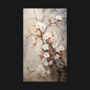 Painting of White Plum Blossom T-Shirt