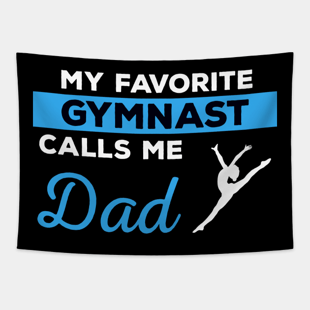 Gymnast Dad Tapestry by mikevdv2001