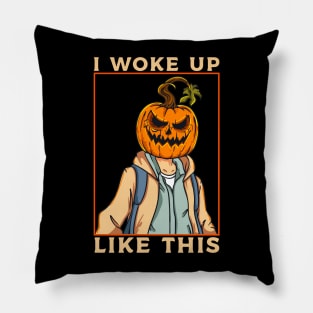 Funny Pumpkin Meme Graphic Men Kids Women Halloween Pillow