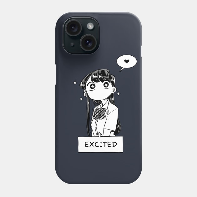 Komi Can't Communicate Phone Case by SirTeealot