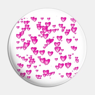 Little Pink Passion Hearts Pin