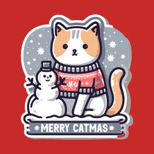 Merry CatMas T-Shirt