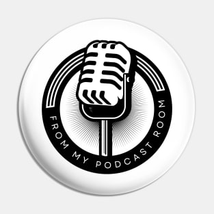 Podcast logo design Pin