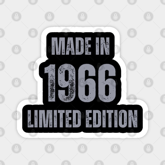 Vintage Made in 1966 , Limited Edition  , Gift for Mom Dad Birthday Magnet by Mary_Momerwids