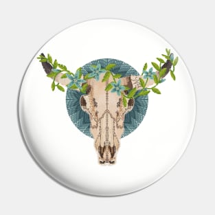 Cow Skull Pin