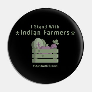 Stand With Indian Farmers Tees Pin