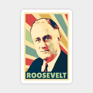 Franklin D. Roosevelt Vintage Colors Magnet