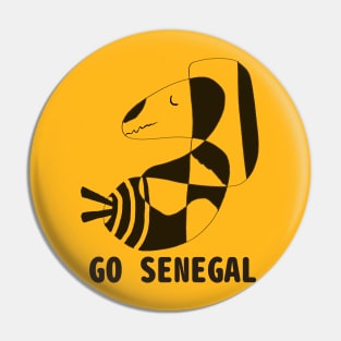 GO SENEGAL Pin