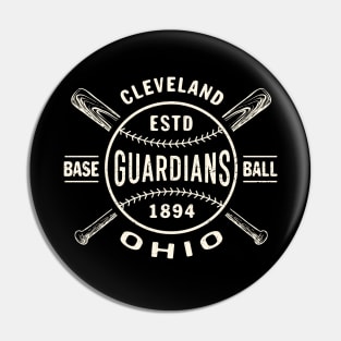 Cleveland Guardians Bats & Ball by Buck Tee Pin