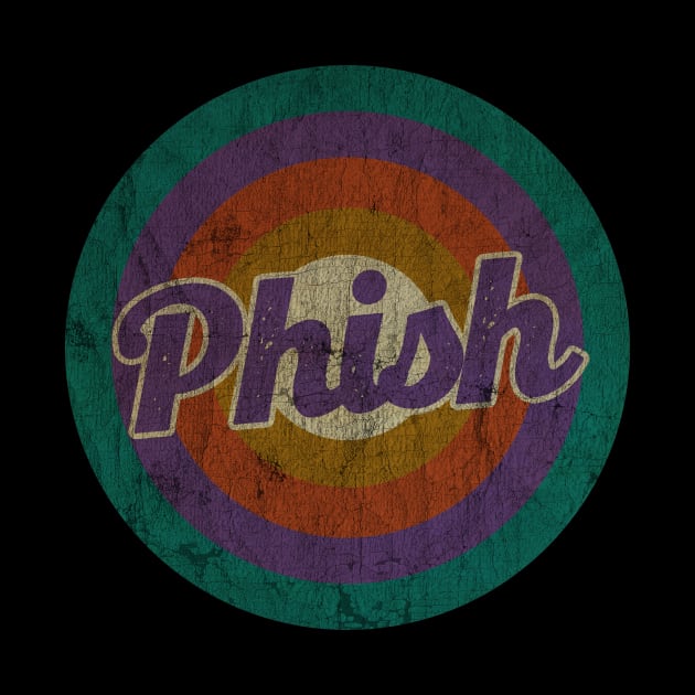 PHISH - RETRO Circle - DESIGN -  VINTAGE by testerbissnet