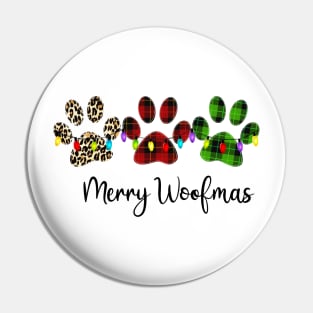 MERRY WOOFMAS CHRISTMAS Pin