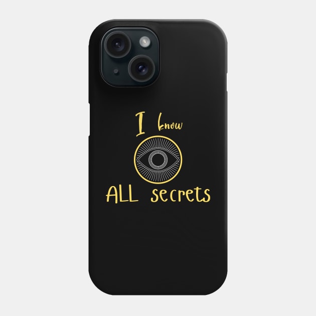 All-seeing eye secret society Phone Case by Art-Julia