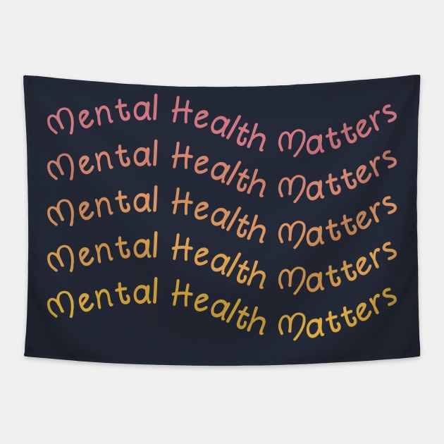 Mental Health Matters Tapestry by victorstore