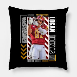 Logan Thomas Paper Poster Version 10 Pillow