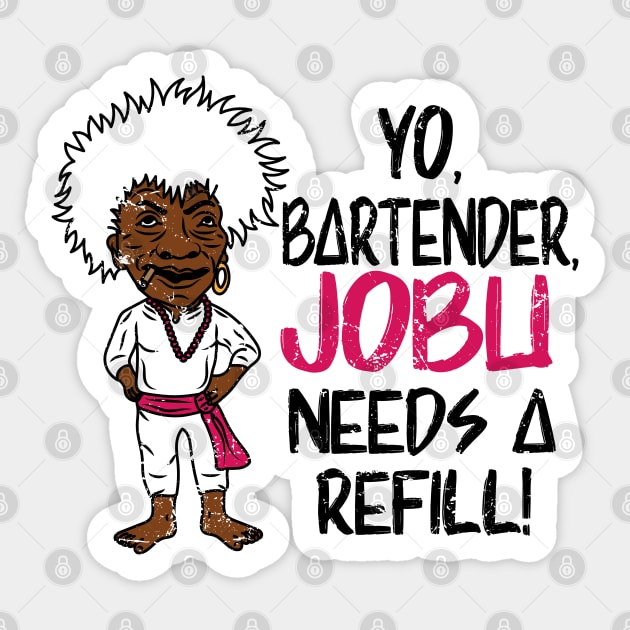 Jobu Needs Refill Shirt: 80s Movies Major League T-shirt